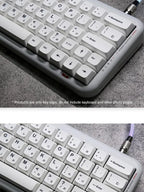 K135 Minimalist White Keycap PBT Thermal Sublimation XDA Concise Japanese Korea Key Cap Adaptive Mechanical Keyboard Keycaps