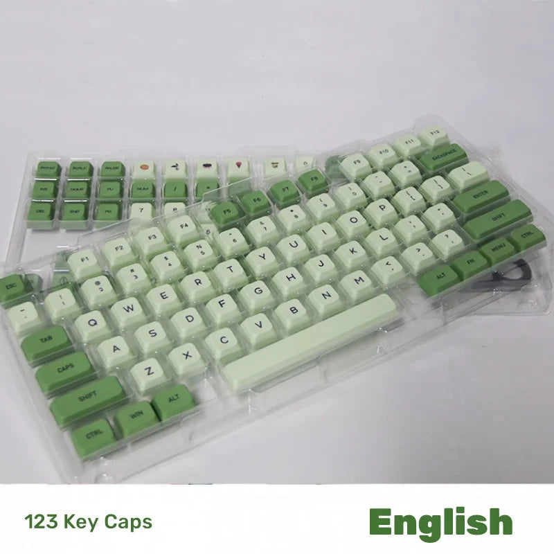 K135 Minimalist White Keycap PBT Thermal Sublimation XDA Concise Japanese Korea Key Cap Adaptive Mechanical Keyboard Keycaps